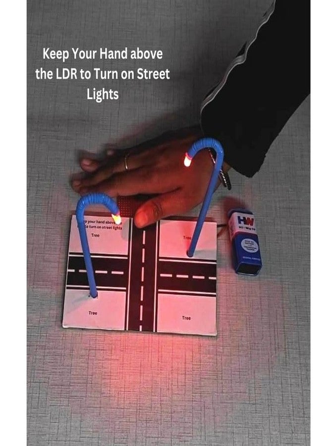 ESPtronics مجموعة تجارب مشروع العلوم من إي إس بترونيكس: نموذج إلكتروني ذكي يعمل على مصابيح الشوارع الأوتوماتيكية باستخدام مقاوم ضوئي (LDR) للصف الثاني عشر - Image 4